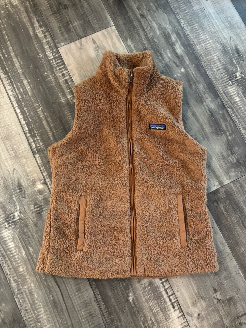 Patagonia Brown Sherpa Fleece Vest